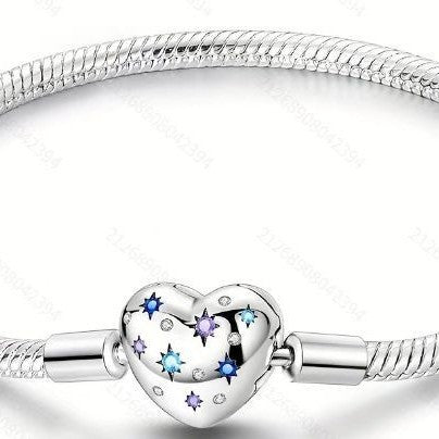 Silver-plated Gold Snake-chain Charm Bracelet Base Chain