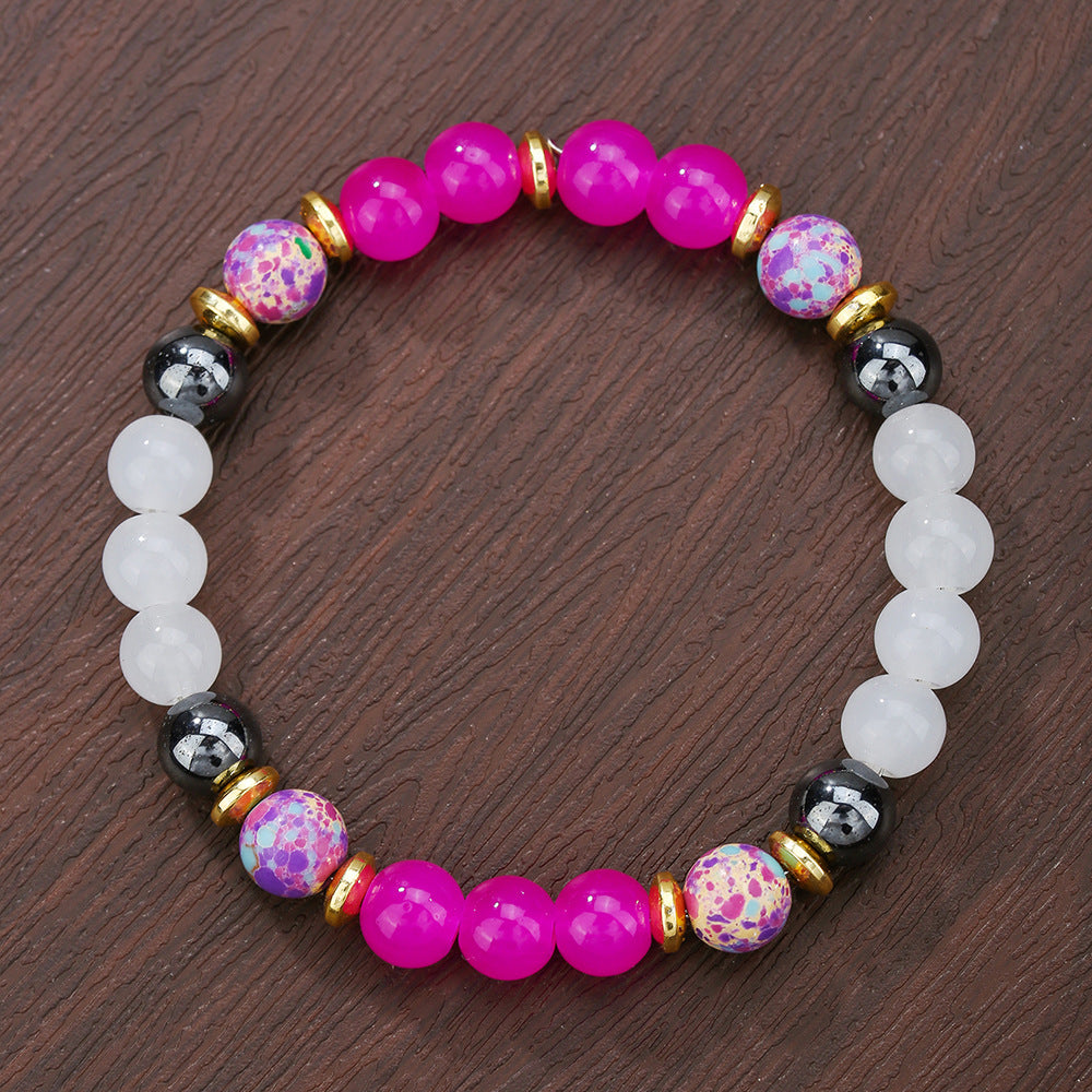 Retro Forest-Style Colorful Beaded Bracelet For Women