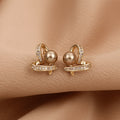 Baroque Pearl Vintage Light-Luxury 925 Silver Stud Earrings