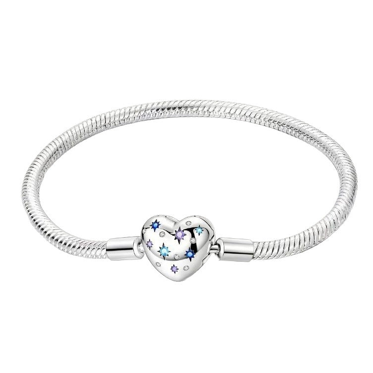 Silver-plated Gold Snake-chain Charm Bracelet Base Chain